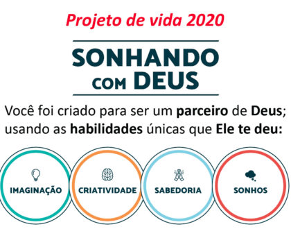 Slides do Culto – Projeto de Vida 2020 – Sonhando com Deus – Vida Intelectual